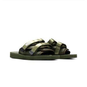 [OG-056CAB-OLV] Mens Suicoke MOTO-CAB SANDAL 'OLIVE' Slides Japan Modern Slip On